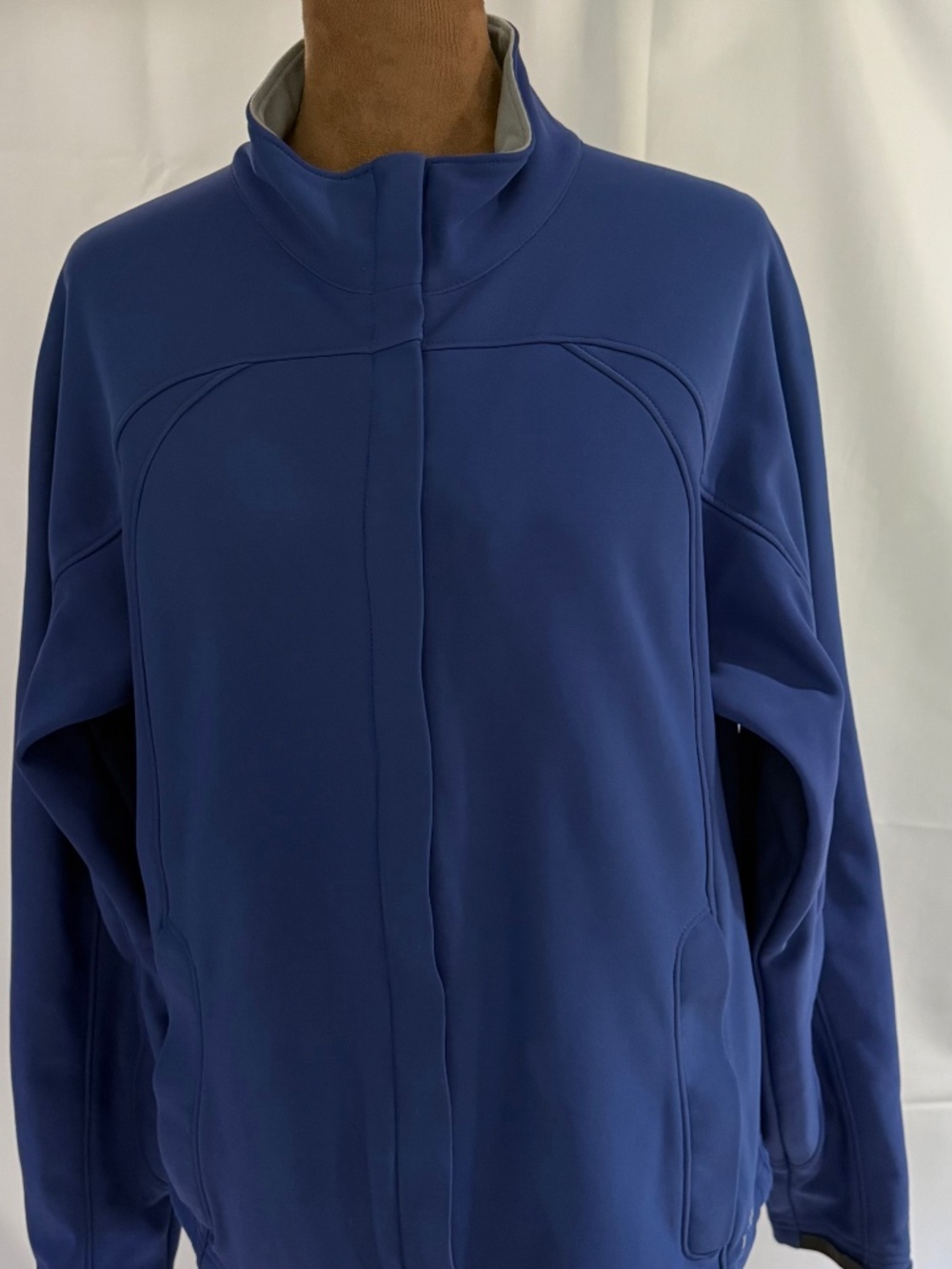 L.L. Bean Royal Blue Pathfinder Soft Shell Fleece Lined Jacket Womens XL REG